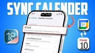 How to Sync Google Calendar to iPhone Calendar | Backup Calendar on iPhone