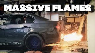 600HP BMW 335i Build Shoots FLAMES on the dyno! | SPEEDHAUS