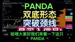 PANDA 双底形态突破颈线是买入信号!