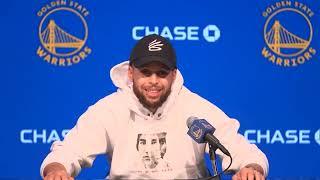 Stephen Curry talks TOUGH LOSS vs Nuggets, Postgame Interview 