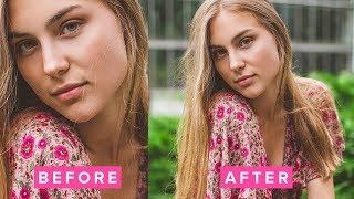 Removing Stray Hair from a Portrait: Photoshop Tutorial