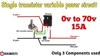 0-60V Adjustable Voltage Regulator | KIWEETS KETS02