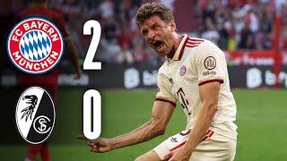 “It rattles the brain!” | Müller's record at FC Bayern vs. Freiburg 2-0 | Highlights & Reactions