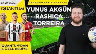 Yunus Akgün, Rashica, Torreira... Süper Lig Haftanın Performans Canavarları! #Quantum