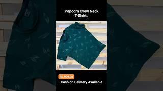 Popcorn Crew Neck T-Shirts  #SriLankaFashion #TrendyWear #AffordableStyle #StylishOutfits #Fashion