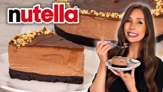 So backen Sie den besten Nutella-Käsekuchen ohne Backen (einfach)