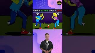 Which zombie lost his leg?|#quiz #quizzie #quizriddles #quizziz #quizquiz #quiztime