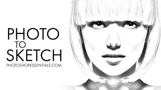 Photoshop Photo To Pencil Drawing and Sketch - Complete Guide