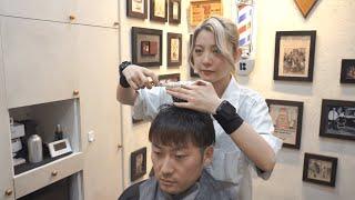 ASMR Sleepy Barber Shop Sounds | Haircut | Shaving | Shampoo | Facial Massage