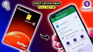 ICICI Coral RuPay Credit Card UPI Payment Setup on PhonePe without Physical Card