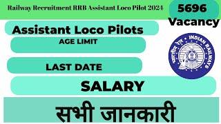 Railway Recruitment RRB Assistant Loco Pilot