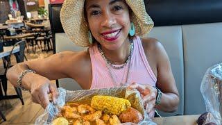 Spicy Shrimp Seafood Boil and Garlic noodles Mukbang  #food #seafood #noodles #mukbang