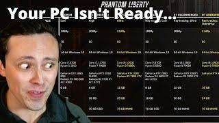 Cyberpunk 2077: Phantom Liberty PC System Requirements Analysis