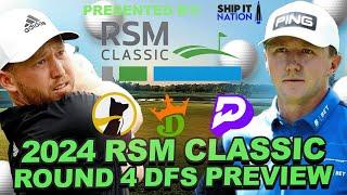 RSM Classic Round 4 DFS + Prop Preview : Draftkings Showdown Strategy, Top Underdog + Prize Props