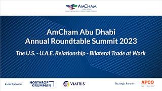 AmCham Abu Dhabi Roundtable Summit 2023 with Kim Schofield's Highlights