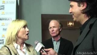 Amy Madigan and Ed Harris at the PFLAG LA Event 2010