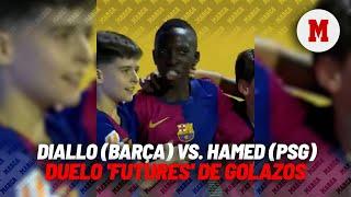 La clase de Diallo (Barça) o la potencia de Hamed (PSG): ¿con qué golazo te quedas? I MARCA