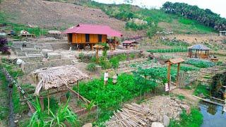 Sang Vy Build a beautiful vegetable garden, cook and build with natural stone - Sang Vy Family Farm