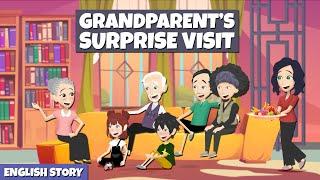 A Surprise Visit From Grandparents | Learn English Conversation In A Big Family