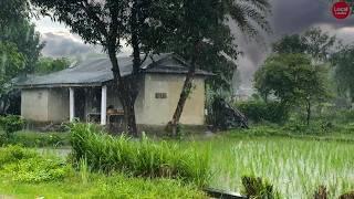 New Village-Heavy Rainfall-Flooded Farm Fields