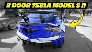 Insane 2-Door Tesla Build – Manual Transmission & Exotic Exhaust!