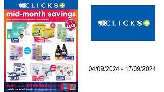 Clicks specials (ZA) - 04/09/2024 - 17/09/2024