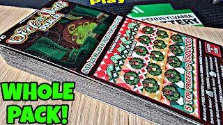 $10x60 DECK THE HALLS DOUBLER PA LOTTERY SCRATCH OFF TICKETS CHRISTMAS HOLIDAY #scratchers #lottery