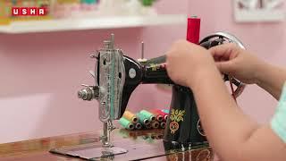 Lesson 20 - Know your Usha Straight Stitch Machine (English)