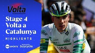 NECK AND NECK BATTLE ️ | Men's Stage 4 2025 Volta a Catalunya Race Highlights | TNT Sports Cycling