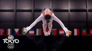 Suni Lee goes HUGE on the uneven bars with 15.300 routine | Tokyo Olympics | NBC Sports