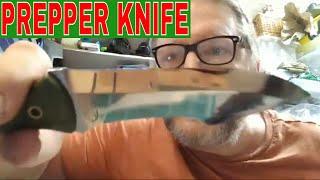 The Prepper Knife, multi use survival tool by Wessex Blades hand made knives