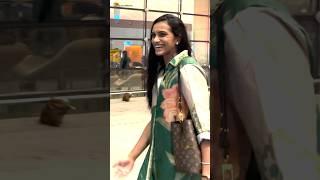 Olympic medalist PV Sindhu spotted at Mumbai airport #shorts