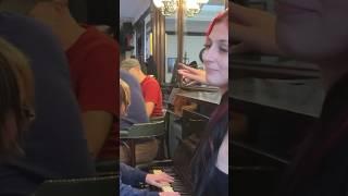 Go Go Dancer Shows Up To The Pub Piano