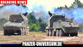 Live Firing Demonstration des GTK Boxer RCH155 & Piranha HMC AGM in Deutschland!