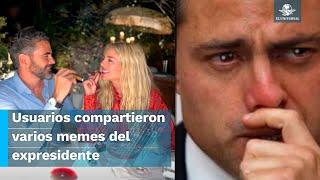 Tania Ruiz, ex de Peña Nieto, presume a su nueva pareja y llueven los memes