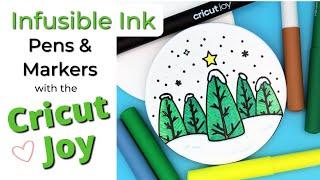 Infusible Ink Pens with the Cricut Joy