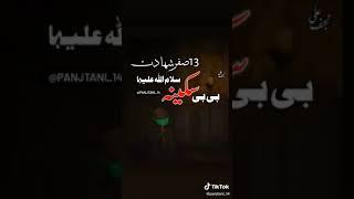 13 Safar Shahadat Bibi Sakina (S.A) Noha WhatsApp Status SUBSCRIBE #Panjtani_14