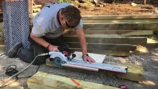 Flex CS 60 Wet Saw Review Cutting Porcelain Paving