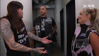 Liv Morgan, Dominik Mysterio & Damian Priest Backstage: Raw June 17 2024