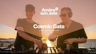 Cosmic Gate - Live @ Amàre Beach Hotel Ibiza (2024) [Progressive House / Melodic Techno DJ Mix] 4K