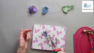 How to use millinery flower shaping tools: combination flower tool