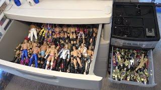 How I Organize My WWE Toys!!!!!!