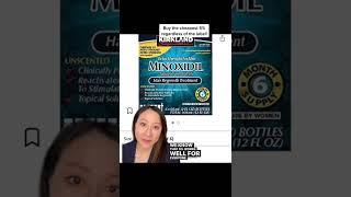 How to use Minoxidil for Hair Growth #shorts