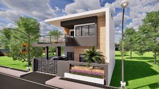 Desain Rumah Idaman 2 Lantai 9x12m - Rumah Milenial Minimalis