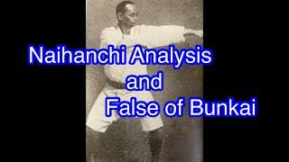 The brief summary of "Naihanchi Analysis", and False of Bunkai