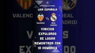 #destacado   Valencia  Vs Real Madrid por la Liga española #realmadrid #ligaespañola  #laliga