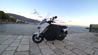 Winter trip 190km with YAMAHA NMAX Larisa to Itea in Greece