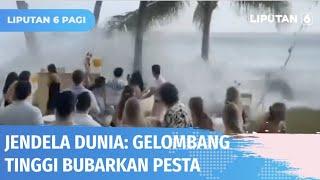 Jendela Dunia: Gelombang Tinggi di Hawaii Hantam Acara Pernikahan di Pinggir Pantai | Liputan 6