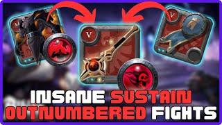 ️How To Play INSANE SUSTAIN Build In OUTNUMBERED PvP🩸| Commentary Albion Online Shadowcaller PvP