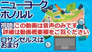 ANAマイル特典航空券　来春　ニューヨーク、ホノルルを周遊する旅程がうまく作れないとリクエストが来たので、サンプルの旅程を作りました。